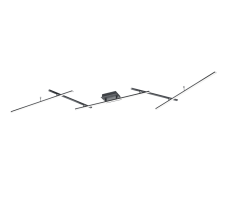 TRIO 628410532 ARVIN stropné svietidlo LED 22W/2600lm 2700 - 6500K matná čierna, RGB, stmievateľné, diaľkový ovládač
