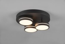 TRIO 626510342 FRANKLIN stropné svietidlo SMD LED D350mm 3x8,5W/1000lm 3000K antracit, switchdimmer