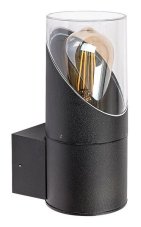 RABALUX 7236 Novigrad exteriérové nástěnné svítidlo 1xE27 IP54 černá, průhledná