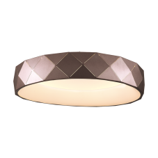 LUXERA 18415 CANVAS I. stropní svítidlo LED D480mm 38W/2250lm 4000K písková kávová, bílá, stmívatelné