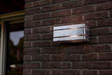 LUTEC 5011602461 VIDAR venkovní nástěnné svítidlo E27 40W IP54 galvanizovaný povrch