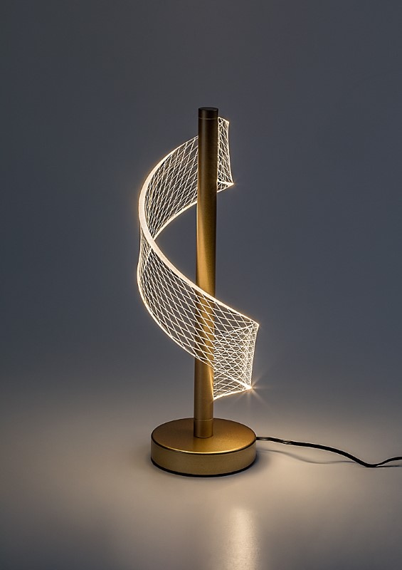 RABALUX 74416 Zofrael stolná lampička V335mm LED 6W/990/450lm 3000K zlatá, priehľadná