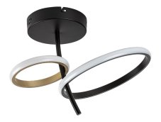 RABALUX 71296 Emilion stropné svietidlo LED 24W/1450lm 4000K čierna, zlatá, biela