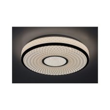 RABALUX 71137 SEDONA2 stropní svítidlo LED D395mm 24W/1680lm 4000K černá, starlight efekt