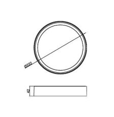 Philips 8720169173521 Meson 59472 EU stropní svítidlo D222mm LED 23,5W/1900lm 4000K bílá