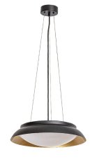 RABALUX 72134 Hafsa závěsné svítidlo D400mm LED 24W/1250lm 3000K černá, zlatá, bílá