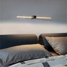Ideal Lux 310145 FILO nástenné svietidlo LED š750mm 13W 1450/480lm 3000K IP44 čierna