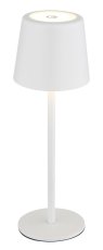 GLOBO 58482W VANCOUVER vonkajšia dotyková stolná lampička V280mm LED 1,2W 130/50lm 3000+4500+6000K IP44 biela, USB Cable incl.