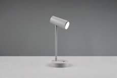 TRIO Reality R52661111 LENNY stolná lampička SMD LED V280mm 2,5W/230lm 3000+4000+6000K šedá, nabíjateľná batéria