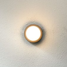 ITALUX OWL-3062-S-3K Rosta vonkajšie nástenné svietidlo LED D110mm 5W/450lm 3000K IP54 čierna, biela