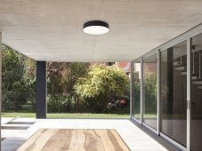 LED2 5200154 DRUM exteriérové stropní svítidlo LED se senzorem D320mm 21W/1680lm 3000K/4000K/6500K IP65 antracit