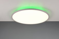 TRIO 641719287 YUMA stropní svítidlo SMD LED D600mm 35W/4200lm 3000-6500K titanová, bílá, stmívatelné, dálkový ovladač, RGBW podsvietenie