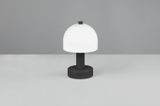 TRIO Reality R51961032 GLENN stolní lampička v190mm 1xE14 černá matná