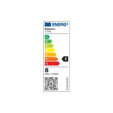 RABALUX 5746 Betty koupelnové nástěnné svítidlo. zabud. LED 2x4W IP44 4000K bronz