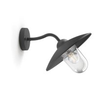 Philips 01643/30/PN Hammock nástěnné svítidlo černé 1x E27 IP44