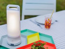 LUTEC 6904101331 DRAGONFLY přenosné solární LED svítidlo 1,2W 4000K IP54 bílá