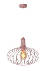 LUCIDE 78393/38/66 MERLINA závesné svietidlo E27/60W Pink