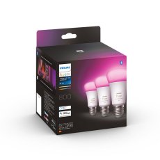 Philips HUE LED White and color Ambiance žárovka E27 3x6,5W 800lm 2000-6500K+RGB stmívatelná BlueTooth 3-set