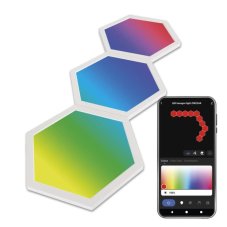 EMOS ZIW223R GoSmart LED svietidlo Hexagon, 3 časti, 5,4 W, RGB, stmievateľné, WiFi