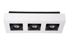 Lucide 09119/16/31 XIRAX stropní bodové stmívatelné svítidlo 3xGU10 / 5W LED bílá