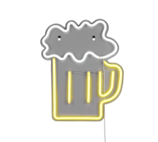 Nástenné svietidlo s vypínačom LED priehľadná IP20 TRIO Reality BEER R23721100