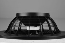 TRIO R62522132 STRALSUND stropní svítidlo s ventilátorem LED D500mm 30W/2200lm 3000-6500K matná černá, stmívatelné, dálkový ovladač, starlight efekt