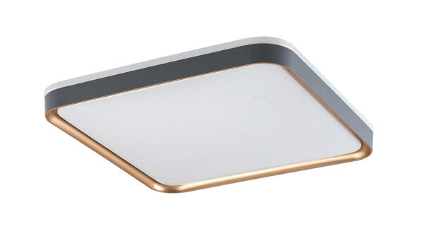 RABALUX 71029 Liatris stropní svítidlo LED 395x395mm 26W/1450lm 3000K šedá, bílá