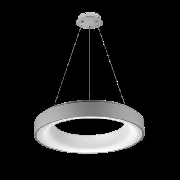 AZzardo AZ2729 DECOline Sovana PENDANT 55 CCT GREY stropní závěsné LED svítidlo 50W / 2750lm IP20 šedá