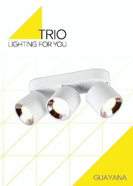TRIO 651000331 GUAYANA stropné bodové svietidlo/spot 3xGU10 biela matná