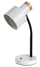 Stolové svietidlo 1x E27 biela IP20 Rabalux PASTRO 74098