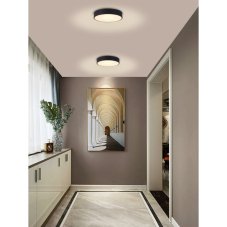 Immax NEO RONDATE 07201L Smart stropní svítidlo LED D400mm 28W/1960lm 3000-6000K černá, stmívatelné, dálkové ovládání, Zigbee 3.0