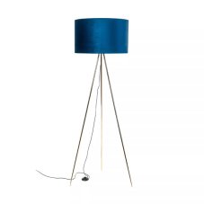 Stojací lampa 1x E27 modrá Zuma Line INGA H06-GD-BL