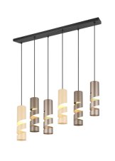 TRIO 364000617 STREAM závěsné svítidlo 6xGU10 vícebarevná