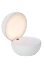 LUCIDE 27505/02/31 CLIPPER stolní lampička V108mm LED 2,2W/147lm 2700K bílá, nabíjecí baterie
