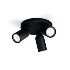 Philips 50583/30/PN Pongee spot 3xGU10 černý
