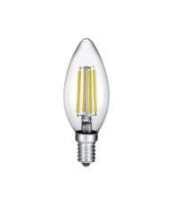 TRIO 989-4470 KERZE LED žárovka filament E14 4W/470lm 2700K D35mm průhledná switchdimmer svíčka