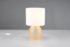 TRIO 517900113 VELA stolná lampička V290mm 1xE14 jantárová, biela
