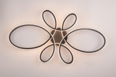 TRIO 645619132 FLY stropní svítidlo SMD LED 32W/3900lm 3000K černá matná, switchdimmer