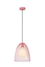 LUCIDE 74417/01/66 MACARONS závesné svietidlo D245mm 1xE27 ružová