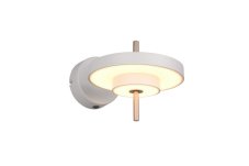 TRIO 240270176 KEATON nástenné svietidlo D200mm SMD LED 10W/1200lm 2300+3000+4000K svetlošedá, switchdimmer