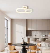 Stropní svítidlo LED 3000K písková, bílá IP20 GLOBO lighting MARLENNE 48046D4