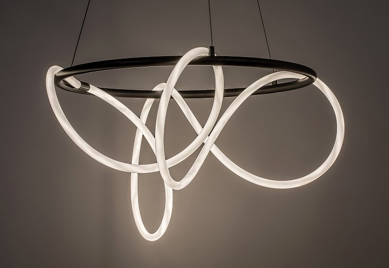 RABALUX 72191 Montema závěsné svítidlo D600mm LED 54W/4480lm 4000K černá, bílá