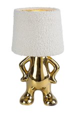 RABALUX 74215 Smurfy stolná lampička D150mm 1xE14 zlatá, krémová