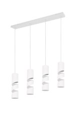 TRIO 364000431 STREAM závěsné svítidlo 4xGU10 bílá matná