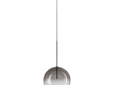 Ideal Lux 345376 EQUINOXE závěsné svítidlo D250mm 1xG4 kouřová