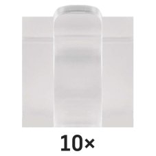 EMOS DCH001 samolepící háček jednoduchý 19x19x12 mm, 10 ks sáček