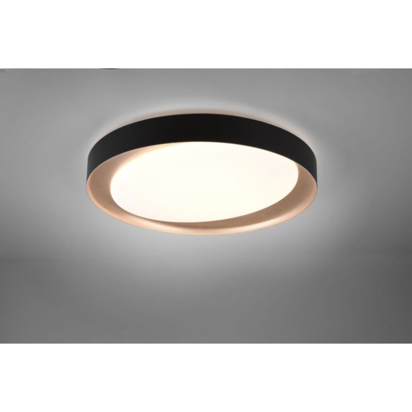 TRIO R62712402 ZETA stropní svítidlo LED D485mm 24W/1920lm 2700-6500K, černá, bílá, stmívatelné, dálkové ovládaní