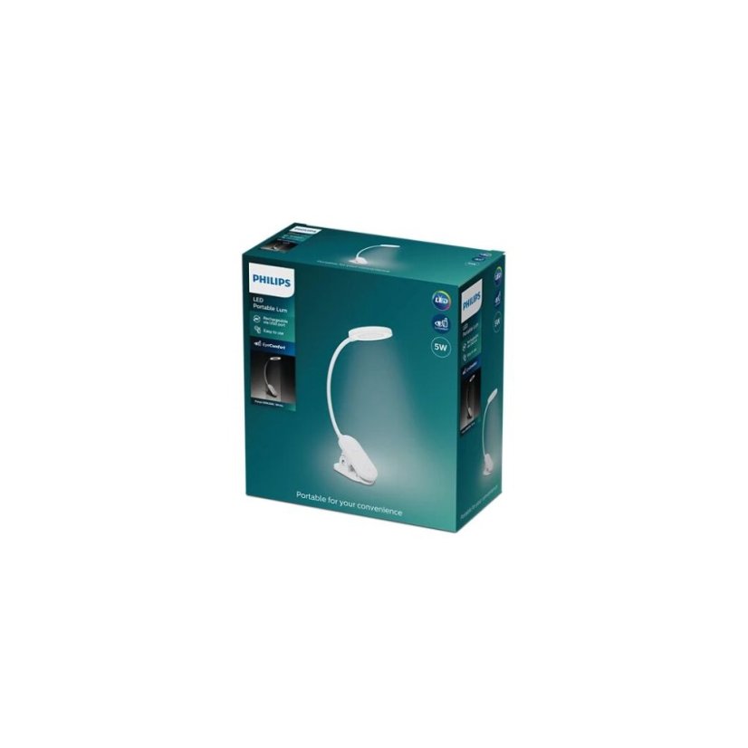 Philips 8720169194397 Forys Clip DSK206 štipcové svietidlo LED 5W/200lm 4000K biela