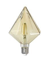 TRIO 901-479 KRISTALL LED žiarovka filament E27 4W/360lm 2700K D125mm jantárová dekoračná - tvar pyramídy
