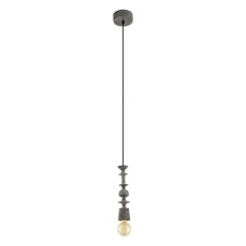 Eglo VINTAGE 49375 Závesné svietidlo AVOLTRI čierna patina E27 1X60W